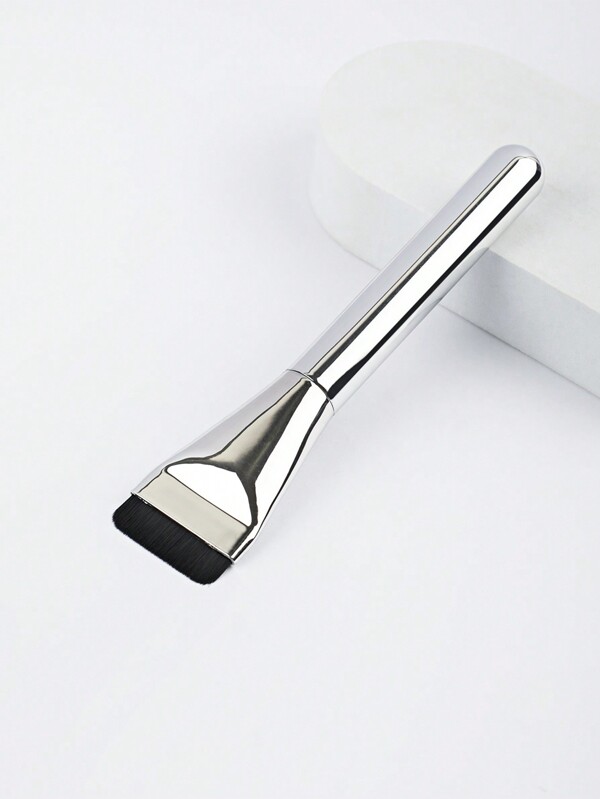 1 pezzo Pennello piatto e sottile per il trucco, pennelli per il viso morbidi, strumenti applicatori per il viso, pennelli per il trucco per peeling, trucco - Pennello morbido per fondotinta, pennello per BB cream, pennello per correttore