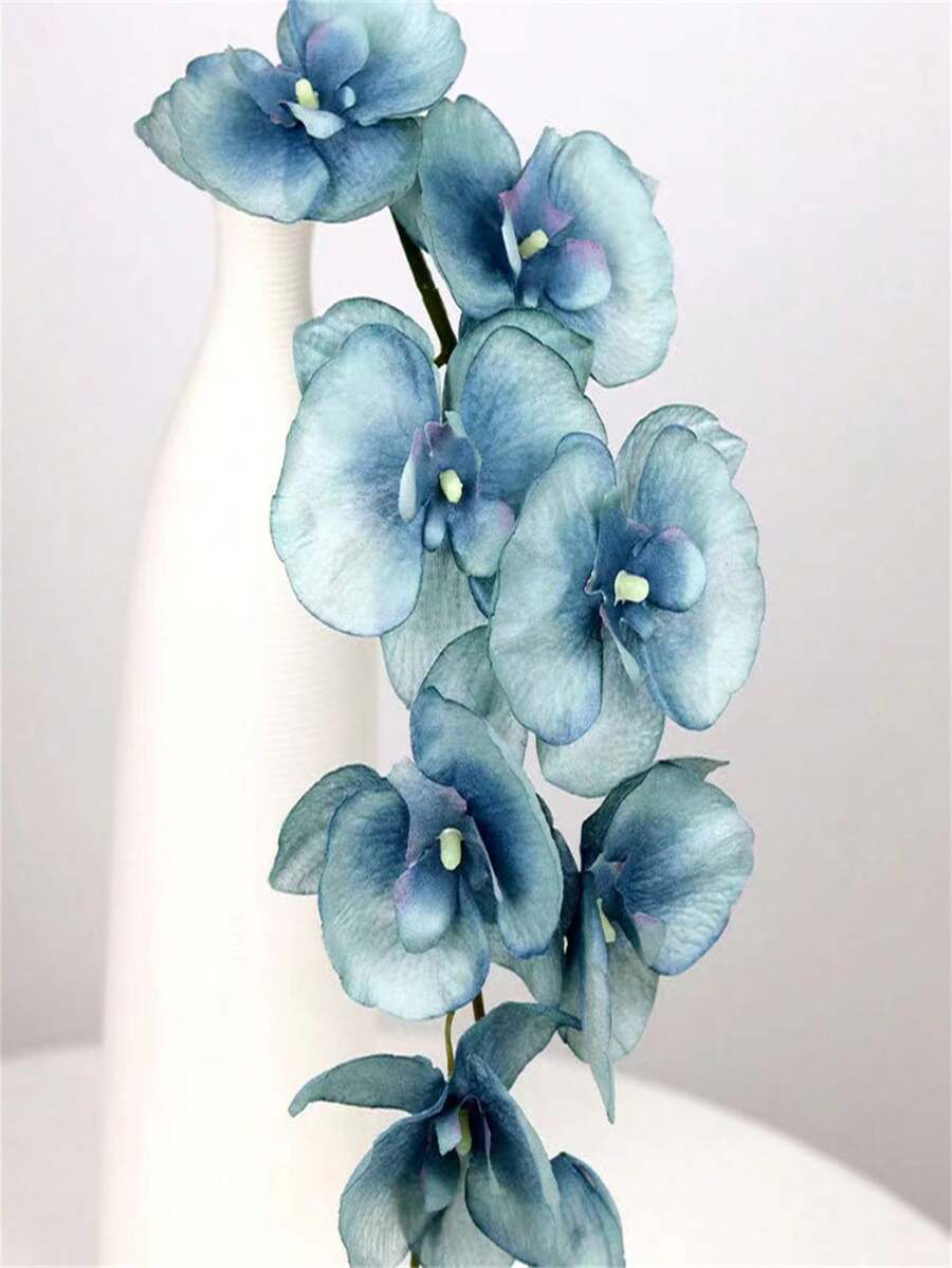 1pc 27.5 Inch Artificial Orchid Stem Silk Orchid Flowers For