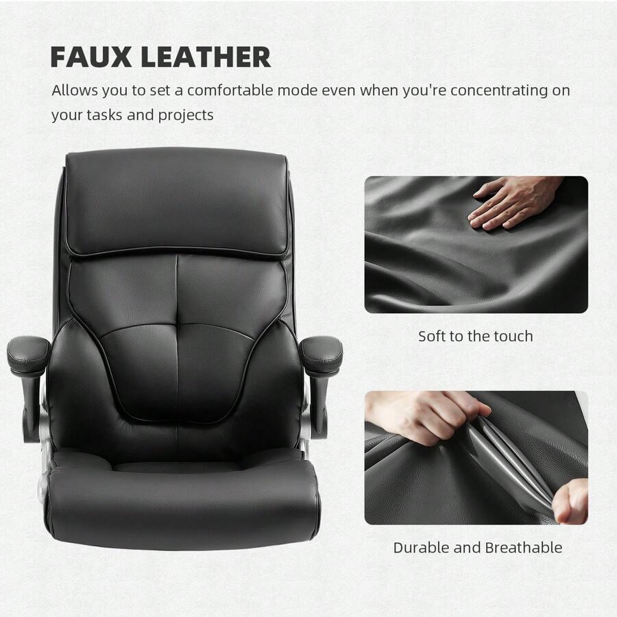 YAMASORO Ergonomic Executive Office Chair With Lumbar Support, Home