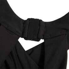 Speedo Traje de baño de una pieza para mujer, traje de natación deportivo de moda para competición y entrenamiento - Negro/negro carbón/verde oscuro/color pistola humeante - Ver 4