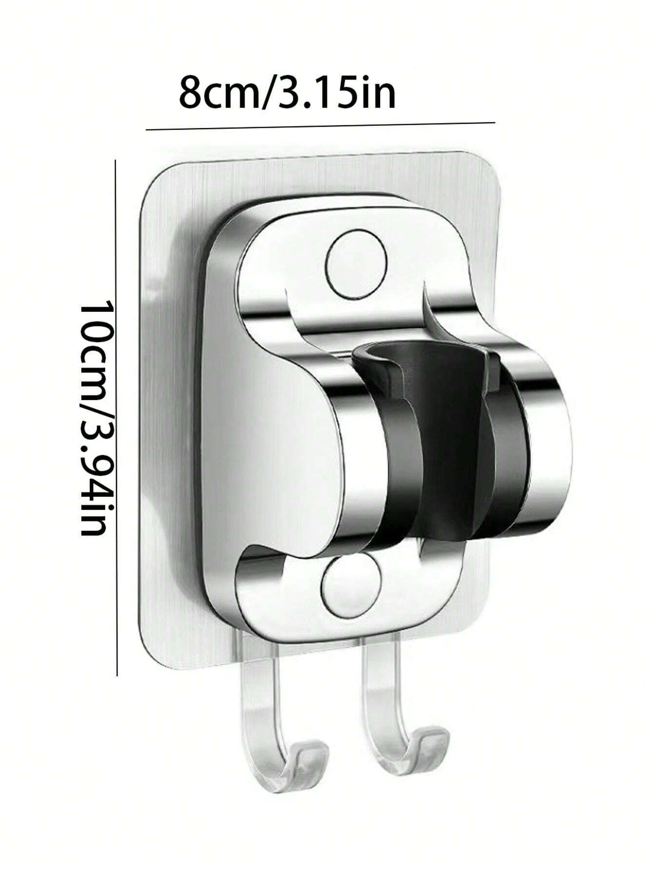 1pc NoDrill Showerhead Bracket Bathroom Shower Head Holder Adjustable