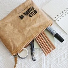 1 túi đựng đồ trang điểm xách tay dung tích lớn bằng giấy TYVEK sang trọng cổ điển, chống thấm nước - Nhiều màu - Xem 5