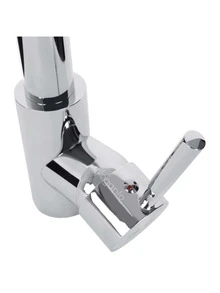 Gourmet Single Lever Hot Cold Mixer Tap Chrome Finish Kitchen Countertop Sink 6501C Immediate Shipping - 銀色 - 查看 3