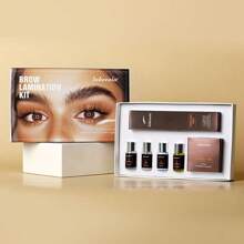 lakerain Ibcccndc眉毛塑形染色套装，全套工具，易于使用，效果持久，DIY眉毛烫染套装 - Set 1 - 查看 1
