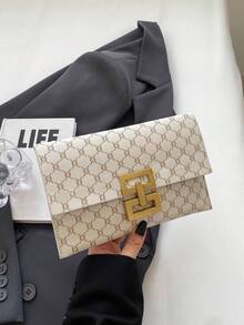 Túi cầm tay dung tích lớn họa tiết thời trang, túi xách dự tiệc cho nữ - Xem 6