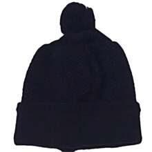 Newborn Baby Hat In Pompom Knit - Màu xanh hải quân - Xem 1