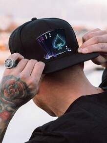1 bộ 4 mũ lưỡi trai hip-hop in hình unisex, mũ bóng chày snapback thể thao ngoài trời thời trang đường phố có thể điều chỉnh - Nhiều màu - Xem 2
