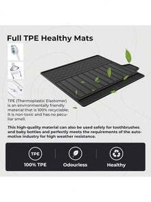 Boot Liner For Range Rover Sport 2014-2022 L494,TPE All Weather Custom Boot Car Mat,Waterproof,Anti-Slip,Easy To Clean,Boot Mats Accessories - Black - View 2