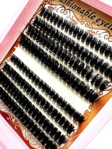 Bộ 120 cụm mi 100D/80D/60D 3D Fluffy Lash Clusters Bộ mi nối dày Mi riêng lẻ Cụm mi giả Mink D/DD Curl 8mm/10MM/12MM/14MM/16MM/18MM Nối mi Nối mi ấn tượng Cụm mi - D - Xem 4