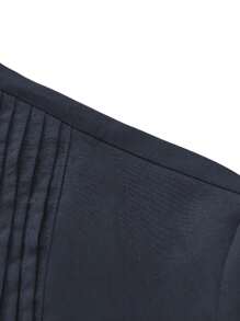 Men's Long Sleeve Muslim  Saudi Arabia Thobe Abaya Kaftan Robe Islamic Dubai - Black - View 4