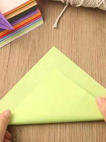 100 Sheets 6x6 Inch Double Sided Colored Craft Paper - Easy Fold Origami Paper For Kids, Beginners Arts And Crafts - Multicolor - View 4