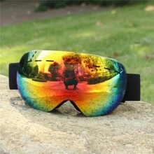 Marken Ski Brillen für Herren und Damen, Snowboard Brillen für Skifahren, Schnee Brillen mit doppelter Schicht, Antibeschlag Ski Maske Augenschutz