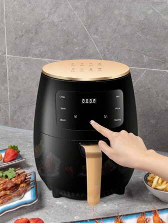 RAF قدر هواء ساخن كهربائي سعة 4.2 كوارت (4.5 لتر) قلاية هواء بدون زيت، 1400 واط