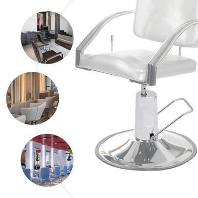Silla de Peluquería Bomba Hidráulica, Bomba Hidráulica con 4 Tornillos, Silla de Peluquería Silla de Peluquería Ajustable con Reposapiés Pieza de Repuesto Silla de Peluquería para Baños, Inodoros Cocinas 11 cm Ajustable