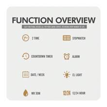 Skmei Men Digital Watch Skmei 2239 Stainless Steel Strap 30 Meters Waterproof Luxury Gold Wristwatch