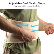 Fascia di supporto schiena per uomo e donna - Cintura lombare traspirante per supporto vita e schiena inferiore, accessori palestra, fasce lombari