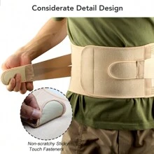Fascia di supporto schiena per uomo e donna - Cintura lombare traspirante per supporto vita e schiena inferiore, accessori palestra, fasce lombari