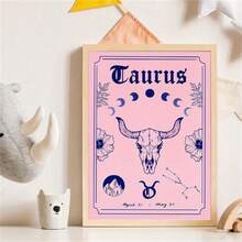 1 tấm áp phích vải canvas, cung hoàng đạo Thiên Bình, cung hoàng đạo Nhân Mã, cung hoàng đạo Kim Ngưu, cung hoàng đạo Xử Nữ, tranh in nghệ thuật chiêm tinh, đồ trang trí tường Boho, tranh in nghệ thuật tường phòng khách, đồ trang trí tường phòng ngủ, đồ trang trí phòng gia đình, (không có khung) - Nhiều màu - Xem 28