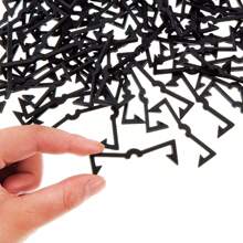 1 Bộ Móc Khóa Bảng Chốt, Móc Khóa Bảng Chốt Bằng Nhựa, Kẹp Cố Định Móc Khóa Bảng Chốt, Phụ Kiện Móc Khóa Bảng Chốt, Móc Khóa Bảng Chốt - màu đen - Xem 8