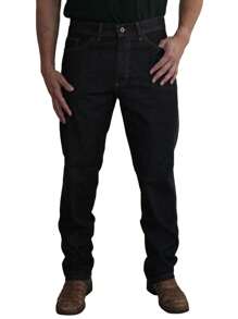 Kit 3 Traditional 's Jeans, Straight Cut, Premium Line - Black - View 2