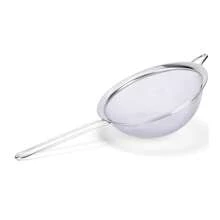 16cm Modern Round Stainless Steel Sieve With Handle - Bạc - Xem 2