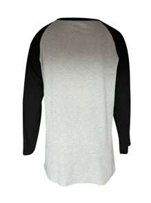 Women Pullover Sweatshirts Star Printed Loose Casual Round Neck Long Sleeve Tops Autumn Streetwear - Black - View 5