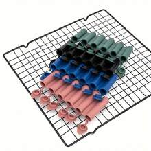 1 pieza Fabricante de mini paletas de hielo con tapa, moldes reutilizables para cubitos de hielo, moldes para palitos de hielo, molde para hacer hielo, moldes de silicona para cubitos de hielo, molde para barras largas de cubitos de hielo y helado, utensilios de cocina - Multicolor - Ver 4