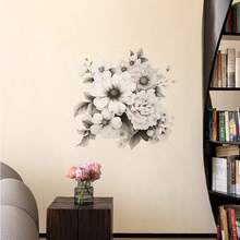 Miếng dán tường hoa, trang trí nhà lãng mạn màu xám và trắng cho phòng ngủ, tiền sảnh, bán buôn thương mại điện tử xuyên biên giới - Nhiều màu - Xem 6