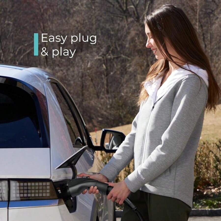 For J1772 EVs Tesla To J1772 Charging Adapter, Max 48 Amp & 250V