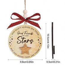 1 món quà Giáng sinh bằng gỗ khắc hình ngôi sao 3D dành tặng bạn bè Trang trí cây thông Noel, trang trí phòng, trang trí tường, trang trí nhà cửa, trang trí Giáng sinh, trang trí phòng khách, trang trí phòng màu hồng - nhiều màu - Xem 4