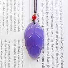 1Pc Natural Crystal Agate Leaf Pendant, Quartz Gem Necklace, Sweater Chain, Chakra Fashion Pendant, All Hand-Carved, Men's And Women's Fashion Pendant, Meaning Peace, Freedom, Wealth, Family Happiness, Suitable For Family Gifts, Christmas And Various Holiday Party Gifts, Crystal Gifts (Random Gifts: Lanyard, Gift Box) - Leaves - View 23
