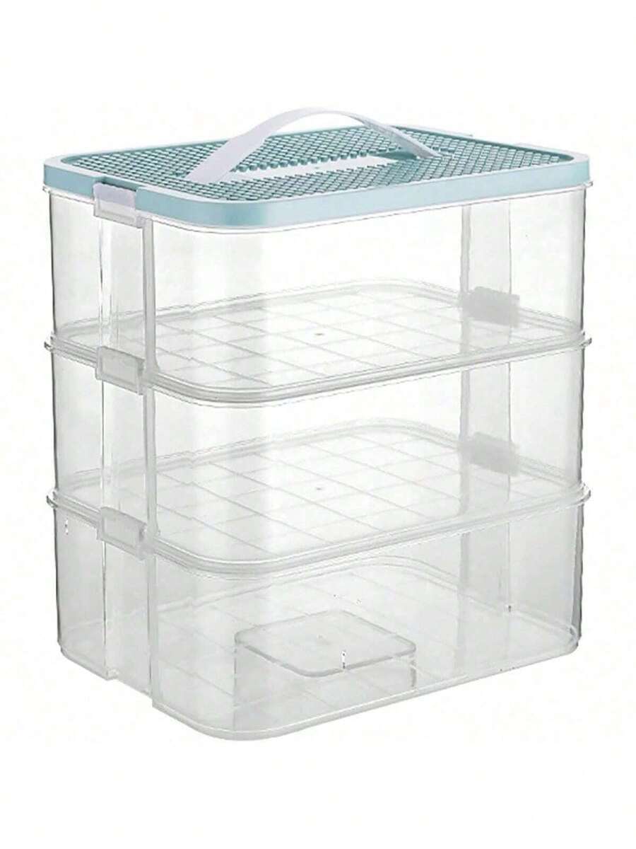 Plastic Storage Organizer For Box Toy Stackable Containers With Lids