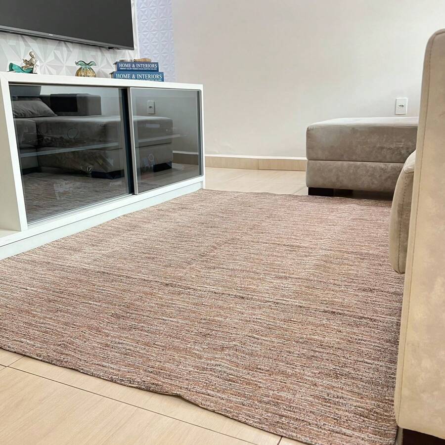 Living Room Rug 2.00x1.40 With Non-Slip And Beautiful Details - Rỉ Nâu - Xem 1