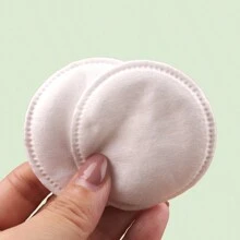 500 片/100 片一次性圆形卸妆棉，旅行便携尺寸 6*6 厘米，用于卸妆、面部清洁、皮肤护理、卸甲油 - 粉色 - 查看 8