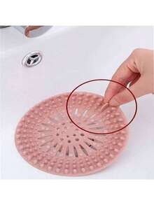 1pc 用这款排水毛发捕捉过滤器收集毛发，防止下水道堵塞，厨房水槽硅胶除臭防堵盖，硅胶防毛发地漏盖，让您的排水管畅通无阻！厨房水槽、浴室地漏均可使用，男女皆宜。 - 彩色 - 查看 2