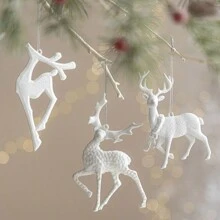 1st/2st Kerstboomversieringen, Hangende Ornamenten, Kerstversieringen, Kerstknutsels, Scèneversieringen, Rekwisieten, DIY Kerstversieringen, Scèneversieringen, Sneeuwvlokversieringen, Witte Kerstversieringen, Plafonddecoratie, Hangende Decoratie, Sneeuwvlokversieringen, Hertensterrenversieringen, Winterse Buiten- en Binnenfeestdecoratie
