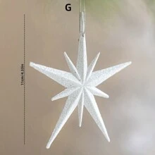 1st/2st Kerstboomversieringen, Hangende Ornamenten, Kerstversieringen, Kerstknutsels, Scèneversieringen, Rekwisieten, DIY Kerstversieringen, Scèneversieringen, Sneeuwvlokversieringen, Witte Kerstversieringen, Plafonddecoratie, Hangende Decoratie, Sneeuwvlokversieringen, Hertensterrenversieringen, Winterse Buiten- en Binnenfeestdecoratie