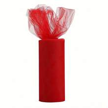 Rollo de tela de tul de 25 yardas y 6 pulgadas para DIY Tutu Falda Decoración de la fiesta de bodas Suministros de manualidades Decoraciones de la fiesta de bienvenida al bebé de la niña