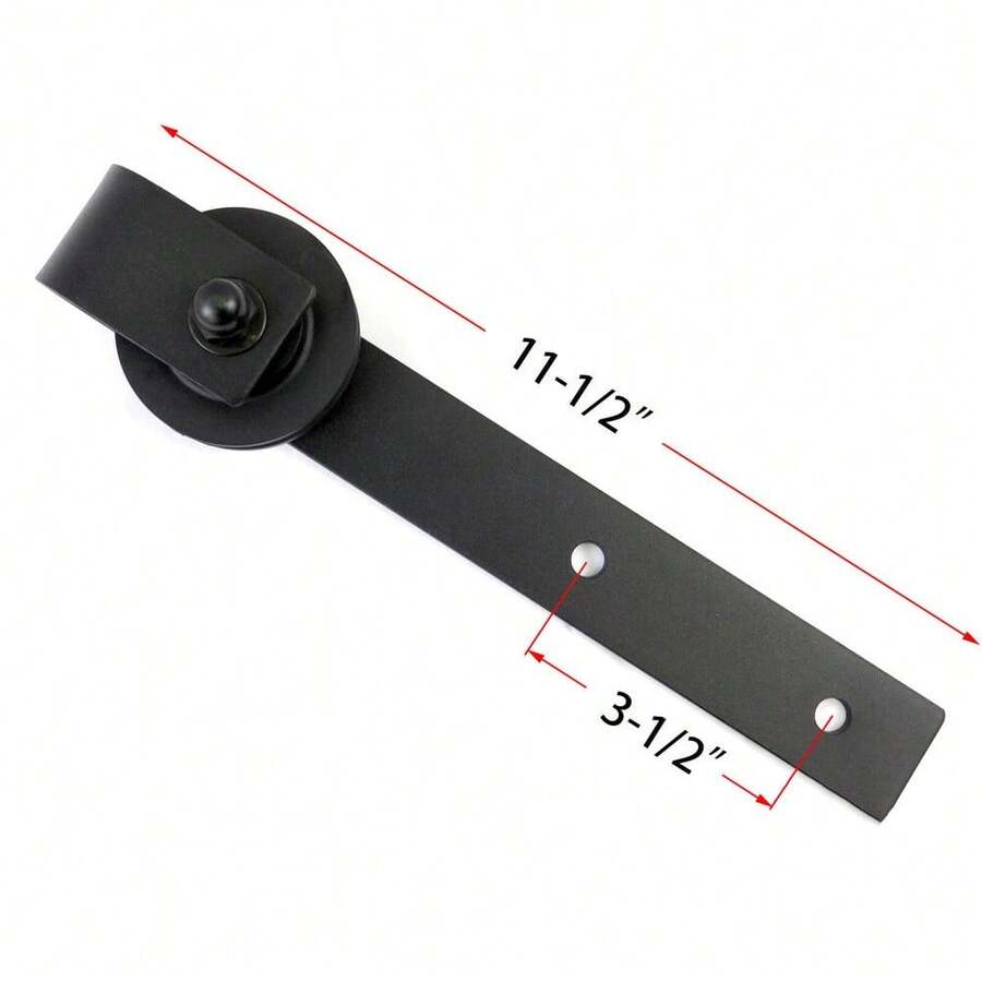 6.6FT Sliding Barn Door Hardware Kit Modern Closet Hang Style Track