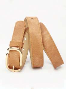 1 chiếc thắt lưng nữ đơn giản nhiều màu, thắt lưng quần jeans thời trang, cạp chun sang trọng - Nhiều màu - Xem 4