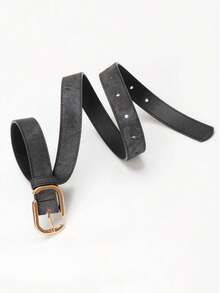 1 chiếc thắt lưng nữ đơn giản nhiều màu, thắt lưng quần jeans thời trang, cạp chun sang trọng - Nhiều màu - Xem 5