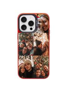 1pc Customized Photo Puzzle Phone Case, Compatible With IPhone 16 Pro Max/16 Plus/16 Pro/17 Pro Max/17 Pro/17/17 Air, Wedding Customized Image, Gift For Couples, Friends, Family, Graduation - Red - View 11