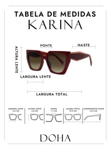 Women's Square Cat Eye Sunglasses Blogger New Release - 紅色 - 查看 4