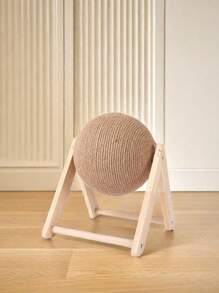 Jouet à gratter pour chat, boule à jouer pour chat, grattoir en sisal, jouet à gratter pour chat, jouet à poncer les griffes pour chat, jouet à gratter pour chat, roue d'exercice pour chat, jouet interactif pour chat à grimper, corde en sisal, bois
