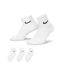 Nike EVERYDAY LTWT ANKLE 3PR tất nam và nữ huấn luyện bóng rổ thoáng khí ba đôi tất bóng rổ SX7677-100 - trắng/(đen) - Xem 1