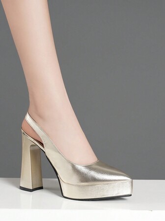 女士镂空高跟鞋，超高跟，粉色、杏色、白色、黑色、红色、银色、金色可选，时尚百搭