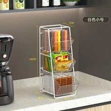 Hộp đựng túi trà, Giá đựng viên nén cà phê, Hộp nhựa đựng đồ dùng pha trà và cà phê, Sắp xếp trên bàn làm việc cho trạm pha trà văn phòng - Nhiều màu - Xem 6