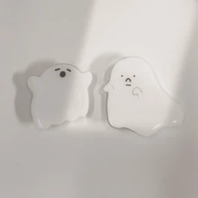 1pc支架恶搞万圣节趣味小众桌面支架扣清新简约可爱手机壳支架伸缩背贴式 - 彩色 - 查看 9