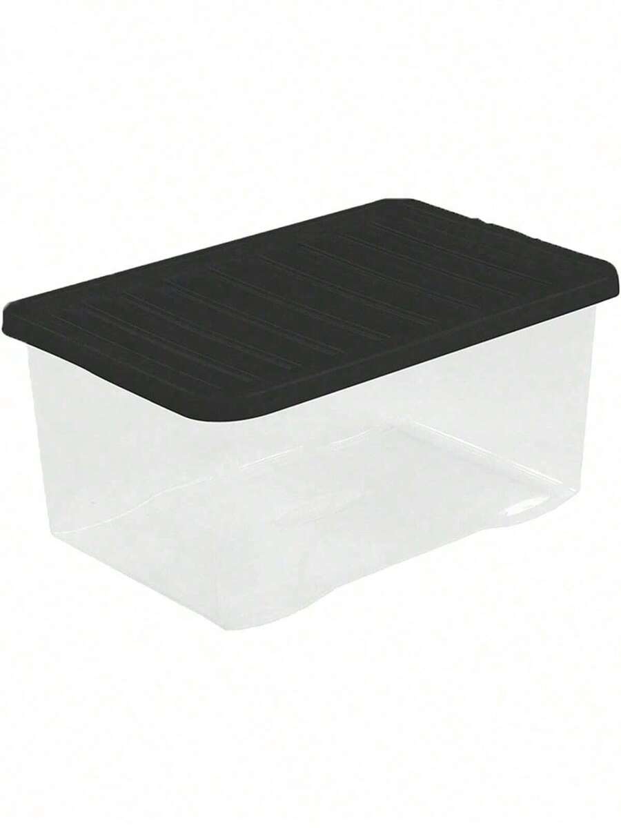 45 Liter Storage Clear Heavy Duty Plastic Storage Box Boxes With Lids