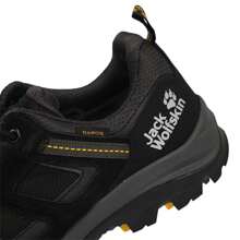 Jack Wolfskin 男 運動鞋戶外出遊登山舒適透氣低筒休閒鞋 4042441-6055 - 黑色/明黃色 - 查看 6